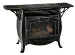 Duluth Forge Dual Fuel Ventless Gas Stove – 26,000 BTU, Remote Control, Gloss Black Finish – Model# FDSR25-GF - Image 4