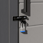 Suncast Cabana Entertainment Shed 8 ft. x 7 ft. Resin Storage Shed (Floor Included) - Image 9