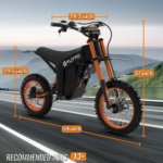 TUTTIO Soleil01 Electric Dirt Bike for Adults 200N.m High Torque 2000W Motor 48V 21Ah Battery Top Speed 37Mph All-terrain Electric Bicycles - Image 4