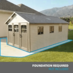 Lifetime 11×21 Storage Garage Kit W/ 9 Ft Wide Doors (60237) - Image 2