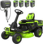 Greenworks 60V 30” CrossoverT Riding Lawn Tractor with 8.0 Ah - Image 2