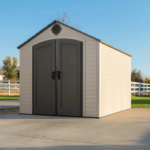 Lifetime 8 Ft. x 10 Ft. High-Density Polyethylene (Plastic) Outdoor Storage Shed with Steel-Reinforced Construction - Image 12