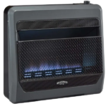 Bluegrass Living Natural Gas Vent Free Blue Flame Gas Space Heater With Blower and Base Feet – 30,000 BTU, T-Stat Control – Model# B30TNB-BB - Image 5