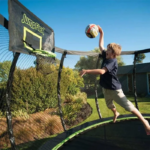 JumpFlex HERO 15 Backyard Outdoor Trampoline for Kids with Net & Ladder - Image 2