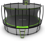 JumpFlex HERO 15 Backyard Outdoor Trampoline for Kids with Net & Ladder - Image 9