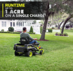 RYOBI 80V HP Brushless 30 in. Battery Electric Cordless Zero Turn Mower with 80V 10 Ah Batteries - Image 8