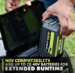 RYOBI 80V HP Brushless 30 in. Battery Electric Cordless Zero Turn Mower with 80V 10 Ah Batteries - Image 15