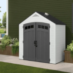 Suncast 7-ft x 4-ft Vista Resin Storage Shed (Floor Included) - Image 2