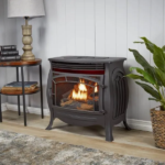 Duluth Forge Dual Fuel Ventless Gas Stove – 26,000 BTU, Remote Control, Matte Black Finish – Model# FDSR25 - Image 8