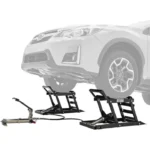 Black Widow Hydraulic Underbody Access Car Lift with Ramp – 3,000 LB. Capacity per Pair