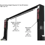 Platinum 10000 LB Certified 2-Post Lift – Atlas PVL-10 - Image 5