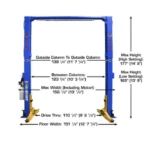 Platinum 12000 LB Certified 2-Post Lift – Atlas PVL-12 - Image 6