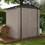 Patiowell 10 ft. W x 12 ft. D Size Upgrade Metal Storage Shed (119 sq. ft.) - Image 4