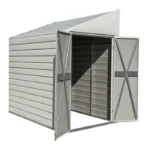 Arrow 4 ft. x 7 ft. Yardsaver Galvanized Steel Storage Shed - Image 2
