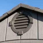 Lifetime 8’ x 7.5’ Outdoor Storage Shed, Light Brown - Image 5