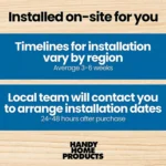 Ontario 8′ x 12′ Outdoor Wood Shed - Image 10