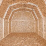 Ontario 8′ x 12′ Outdoor Wood Shed - Image 9