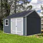 Sonata 12′ x 10′ Outdoor Wood Shed - Image 2