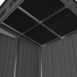 Suncast 6-Feet x 4-Feet Modernist Lean-to Resin Storage Shed (Floor Included) in Gray | BMS6583T - Image 4