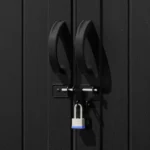 Suncast 6-Feet x 4-Feet Modernist Lean-to Resin Storage Shed (Floor Included) in Gray | BMS6583T - Image 5