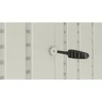 Suncast 7′ x 7′ Modernist Resin Outdoor Storage Shed - Image 7