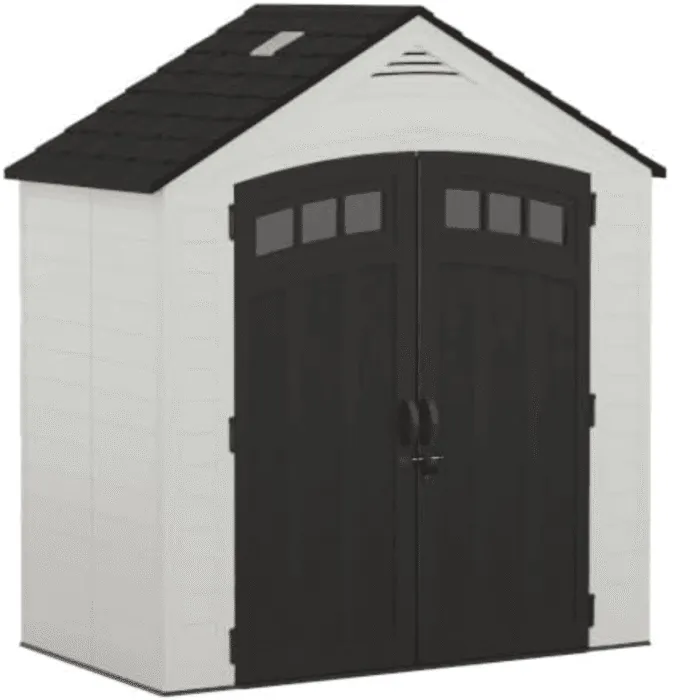 voo-product-277-image-1-700x700 Suncast Vista 7 ft. x 4 ft. Resin Standard Modern Storage Shed with Floor Kit - Image 1