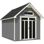 Tribeca 10 ft. W x 12 ft. D Wood Storage Shed With Floor