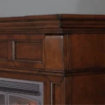 Duluth Forge Dual Fuel Ventless Gas Fireplace With Mantel – 32,000 BTU, T-Stat. Control, Auburn Cherry Finish – Model# DFS-400T-2AC - Image 4