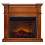 Duluth Forge Full Size Electric Fireplace – Remote Control, Apple Spice Finish – Model# EL1350-3-AS