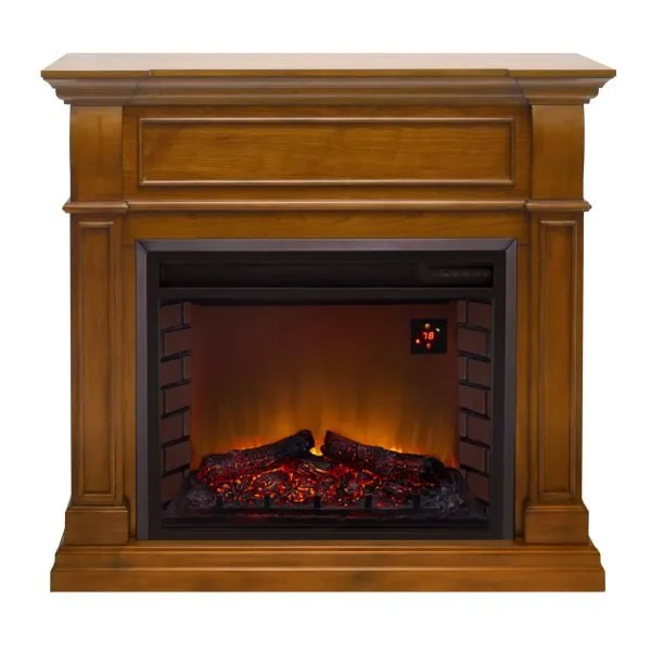 voo-product-387-image-1 Duluth Forge Full Size Electric Fireplace – Remote Control, Apple Spice Finish – Model# EL1350-3-AS - Image 1