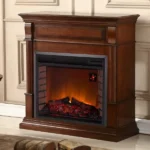 Duluth Forge Full Size Electric Fireplace – Remote Control, Apple Spice Finish – Model# EL1350-4-AS - Image 2