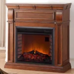 Duluth Forge Full Size Electric Fireplace – Remote Control, Auburn Cherry Finish – Model# EL1350-2-AC - Image 2