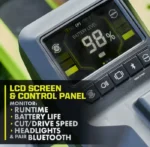 RYOBI 80V HP Brushless 54 in. Battery Electric Cordless Zero Turn Mower & Mulch Kit - Image 7