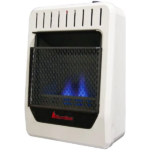 Factory Reconditioned Blue Flame Gas Heater – 10,000 BTU, Dual Fuel – Model# BF10M-B-R - Image 2