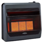 Bluegrass Living Natural Gas Vent Free Infrared Gas Space Heater With Blower and Base Feet – 30,000 BTU, T-Stat Control – Model# B30TNIR-BB - Image 6