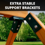 Gorilla Playsets Treasure Trove II Treehouse Wooden Swing Set - Image 5