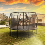 ALLSTAR 10 Trampoline Outdoor Backyard Play Equipment with Net & Ladder - Image 2