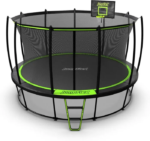JumpFlex HERO 14 Backyard Outdoor Trampoline for Kids with Net & Ladder - Image 11