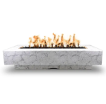 The Outdoor Plus 84″ Del Mar Concrete Gas Fire Pit