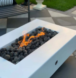 The Outdoor Plus 84″ Del Mar Concrete Gas Fire Pit - Image 4
