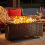 The Outdoor GreatRoom Company Montego 59-Inch Linear Propane Gas Fire Pit Table - Image 3