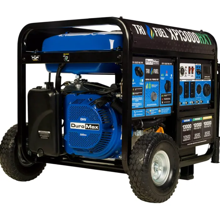 image_2026-03-01_221229364 DuroMax XP13000HXT 13,000 Watt Electric Start Tri-Fuel Natural Gas/Propane/Gas Powered Portable Generator w/ CO Alert - Image 1