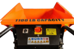Detail K2 Big Dump 1100 Pound Electric Power Dump Cart - Image 5