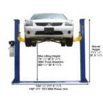 9000 LB Baseplate 2-Post Lift – Atlas 9KBPX - Image 8