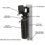 Atlas Automotive Equipment Atlas Equipment Garage PRO8000EXT Extra Tall Portable Hobbyist 8 000 Lb. Capacity 4-Post Lift - Image 4