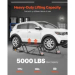 5,000 LB Adjustable Car Lift with Remote Control – Perfect for Home Garages - Image 2
