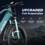 LEONX Aipas M2 Electric Mountain Bike – 1500W, 30MPH, 26″ Fat Tires - Image 5