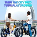 Ridstar DC26 2000W Folding Fat Tire Mountain Electric Bike - Image 2