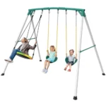 9.5′ Heavy-Duty Outdoor Porch Swing Set - Image 3