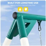 9.5′ Heavy-Duty Outdoor Porch Swing Set - Image 4